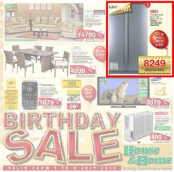 House & Home : Birthday Sale (1 Jul - 8 Jul), page 1