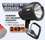 Coleman 12V Halogen Spotlight-100W
