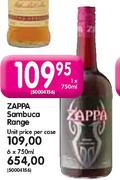 Zappa Sambuca Range-1 x 750ml