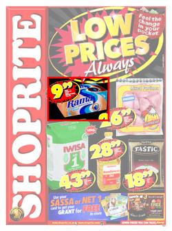 Shoprite Free State : Low Prices Always (27 Jun - 8 Jul), page 1
