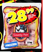 County Fair Frozen Chicken Braaicuts-2kg