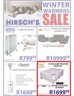 Hirsch's : Winter Warmers Sale (Until 8 Jul), page 1