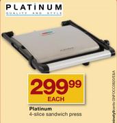 Platinum 4 - Slice Sandwich Press