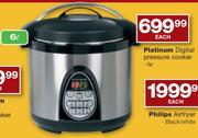 Platinum Digital Pressure Cooker - 6L