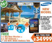 Samsung FHD LED 3D Smart TV-56" UA55ES8000
