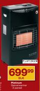Platinum Gasverwarmer-3 Paneel