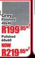 Grey Polished 40x40-Per Sqm