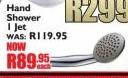 Hand Shower 1 Jet-Each