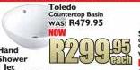 Toledo Contertop Basin-Each