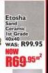 Etosha Sand Ceramic Ist Grade 40x40-Per Sqm