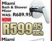 Miami Bath & Shower Mixer-Each