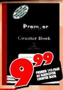 Premier 192-Page A4 Hardcover Counter Book