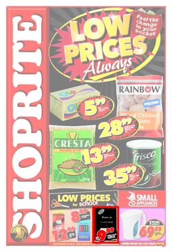 Shoprite Eastern Cape : Low Prices Always (16 Jul - 22 Jul), page 1