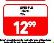 Sinu-Flu Tablets-20's