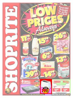Shoprite Free State : Low Prices Always (12 Jul - 22 Jul), page 1