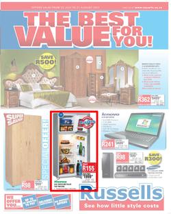 Russells : The Best Value For You (23 Jul - 21 Aug), page 1