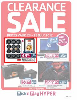 PicknPay Hyper : Clearance Sale (23 Jul - 29 Jul), page 1