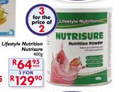 Lifestyle Nutrition Nutrisure-400gm Each