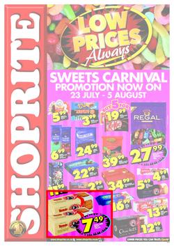 Shoprite Eastern Cape : Sweets Carnival (23 Jul - 5 Aug), page 1