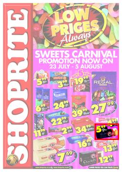 Shoprite Eastern Cape : Sweets Carnival (23 Jul - 5 Aug), page 1