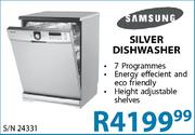 Samsung Silver Dishwasher