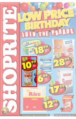 Shoprite Eastern Cape : Low Price Birthday (6 Aug - 19 Aug), page 1