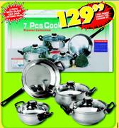 7-Piece Premier Stainless Steel Cookware Set
