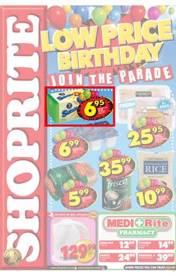 Shoprite Western Cape : Low Price Birthday (8 Aug - 19 Aug), page 1