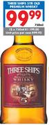 Three Ships 5YR Old Premium Whisky-750ml