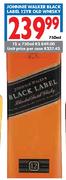 Johnie Walker Black Label 12YR Old Whisky-750ml