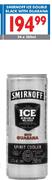 Smirnoff Ice Double Black With Guarana-24x250ml