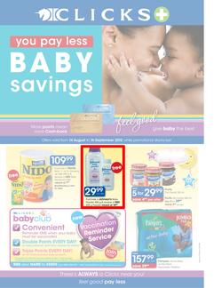 Clicks : Baby Savings (14 Aug - 16 Sep), page 1