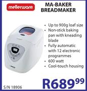 Mellerware Ma-Baker Breadmaker-600W