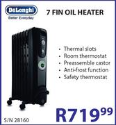 Delonghi Oil Heater-7 Fin
