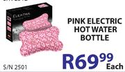 Elektra Pink Electric Hot Water Bottle-S/N2501