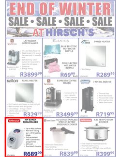 Hirsch's : End of Winter Sale (Until 19 Aug), page 1