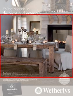 Wetherlys : It's the season to decorate & entertain (Until 31 Dec 2012), page 1
