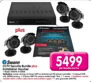 Swann CCTV Security Bundle Plus Installation Voucher(SWDVK-412004C)-Per Bundle