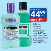 Listerine Antiseptic,Coolmint Or Freshburst