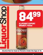 KLipdrift Export Brandy-750ml
