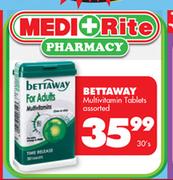 Bettaway Multivitamin Tablets-30's
