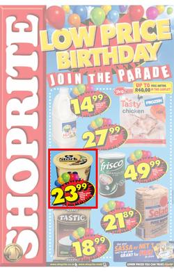 Shoprite Eastern Cape : Low Price Birthday (20 Aug - 2 Sep), page 1
