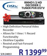 DStv RMHD 1/2 HD Decoder 2 Tuner PVR DStv