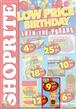 Shoprite KZN : Low Price Birthday (3 Sep - 9 Sep), page 1