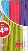 Unlined Polycotton Curtains-140x218cm
