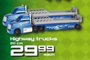 Highway Trucks-20cm Each