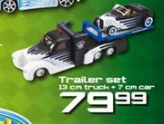 Trailer Set 13cm Truck, 7cm Car