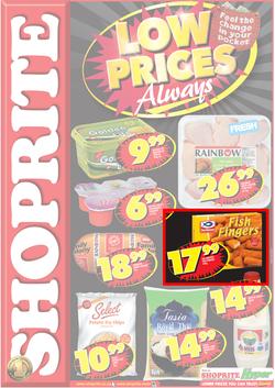 Shoprite KZN : Low Prices Always (10 Sep - 16 Sep), page 1