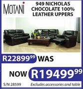 Motani 949 Nicholas Chocolate 100% Leather Uppers