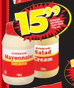 Ritebrand Mayonnaise/Salad Cream-750g Each